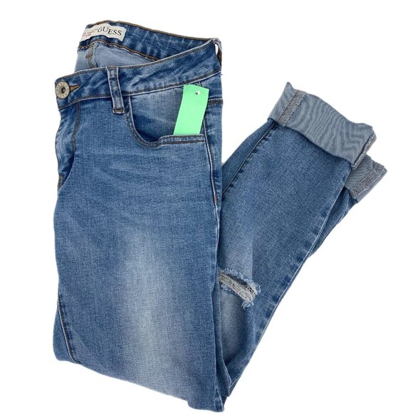 Guess Blue Low Rise Skinny Jeans | Size 24 - Picture 1 of 6